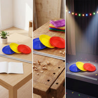 Long-Lasting Rotating Plate with Stick Drop-Resistant Acrobatic Rotating Disc Easy to Learn Clown Performance Plate Improves Balance for Performers, Beginners, Kids