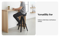 Shell spine High Stool Nordic Design Bar Chair Large Stable Base for Cafe, Guests