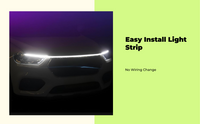 LED Sunlight-Equivalent Flexible Car Hood Light Strip