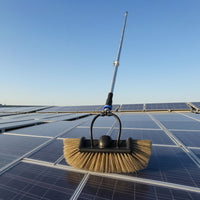 Telescopic Pole with Brush Heavy-Duty Solar Panel Cleaning Brush Kit