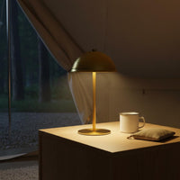 Ambient Night Light Minimalist Design Bedside Lamp Metal Shade for Restaurant