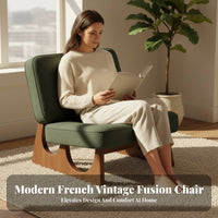 Vintage Aesthetic Wooden Frame Woven Chair mid-20th-centuryera Modern Accent Seating Designer Inspired Lounge Armchair Japandi design for Design lovers, Interior Decorators, Living Room, Bedroom, Home Office, perusing alcove