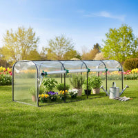 Mini Greenhouse Spliceable Mini Greenhouse Tunnel Small Outdoor Hothouse Insulated Hoop House Easy Assembly for Balcony, Patio