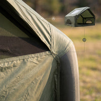 Quick Setup Inflatable Camping Tent with Skylight Breathable Inflatable Tent with Skylight Spacious Waterproof for Campers, Families, Glamping, Backyard