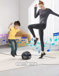 Bluetooth Music Jump Rope with Colorful Breathing Light, Auto Counting, Remote Control