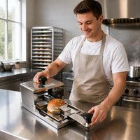 Hamburger Bun Guarded Blade Bakery Tool Even Slices