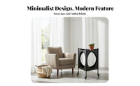 Rolling Corner Table with Cutouts Small Footprint Household Furniture for Adults