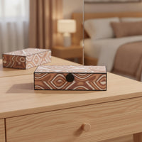 Jewelry Storage Box Rectangular Jewelry Box with Lid Decorative for Vanity
