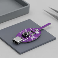 Circuit Board Tester Flat Body Electronic Fault Tester Violet