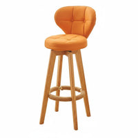 Upholstered Wooden Frame Chair Ergonomic Backrest Upholstered Side Chair