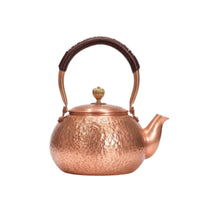 Copper Tea Kettle Elegant Tea Kettle with Lid Coating Teapot for Home