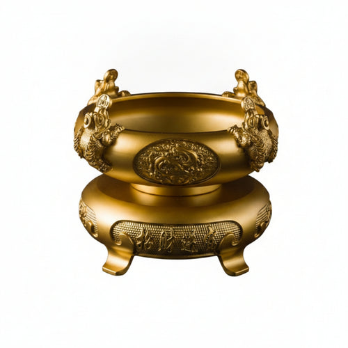 Aromatic Burner Metal Aromatic Burner Bowl Ornate for Living Room, Entryway