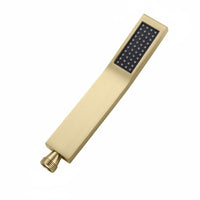 Handheld Hand Shower Leakproof Rectangular Hand Shower Pressurized Hardware for Washroom