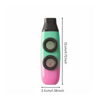 Easy to Play Kazoo Flute Portable Plastic Kazoo Replaceable Diaphragm for Beginners, Musicians, Music Accompaniment, Performance, Party