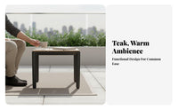 Round End Table Modern Aesthetic Household Furnishing Minimalist Design for Garden