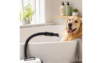Corrugated Hose Assembly Connector and Nozzle Flexible Tube Black Pet Accessory