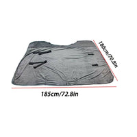 Winter Horse Blanket Thick Insulated Horse Turnout Blanket Cold Weather Protection Animal Gear for Equestrians, Stable