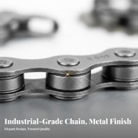 Cycle Chain X410 Rust Resistant Single Speed Bike Chain Sturdy Cycle Missing Link Set for Cyclists, DIY Enthusiasts, Commuting, Workshop, Garage