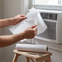 Vertical Air Conditioner Dust Filter Film for Home and Office, Universal Cut-to-Fit