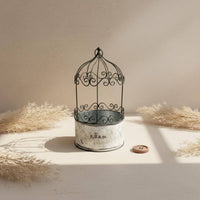Vintage Design Birdcage Flower Pot Climbing Frame Flower Pot Holder Indoor Outdoor Use Garden Decor