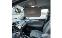 OE Standard Left Driver Side Sun Visor Compatible Interior Sun Shade Wired Car Accessory Fabric Covered for DIY Mechanics