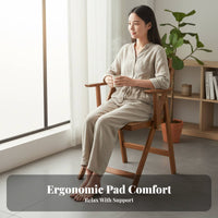 Padded Folding Chair Foldable Design Padded Foldable Chair Space-Saving Slim dimensions for Homeowners, Kitchen, Events, Parties