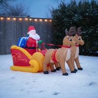 Outdoor Christmas Inflatable Weather-Resistant  with  Waterproof Lighted Christmas Yard Decoration for Lawn, Garden
