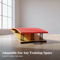 Easy to Disassemble Adjustable Pommel Horse Waterproof PU Cushion children's Jump Ing Buck Anti-Slip Feet Gymnastics Training Jump Reinforced Base for Preschoolers, Kindergarten, School, Home, Playground