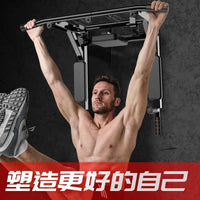 Wall-Mounted Pull-Up Bar for Home Gym