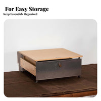Stackable Drawer Unit Elegant Design Desktop Organizer Removable Drawers