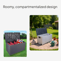 Waterproof Outdoor Storage Box, Garden Organizer Cabinet