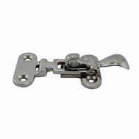 316 Stainless Steel Hatch Latch Lockable Heavy Duty Metal Container Clasp Polished Finish Spoon Lock Fastener Easy Installation for RV Owners