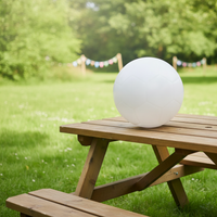18cm White DIY Graffiti Soccer Ball for Kids, PVC Warm-up Activity Prop
