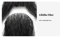 Traditional Appearance Long pale Stage Beard and Eyebrows Performance Quality Character Disguise Kit stick-on Theatrical prop genuineistic Look for lyric theater actors, Halloween aficionados, Cosplayers, Cosplay events, medieval Fairs