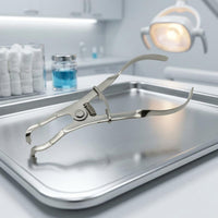 Angled Jaw Dental Instrument Stainless Steel Medical Tool Hinged Handles