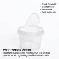 Bucket Lid Carry Handle Storage Unit Container, Handle Storage Unit Container Bi #variant:150L