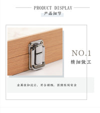 首饰收纳盒戒指项链珠宝收纳盒防尘首饰盒胡桃色看货托盘展示道具