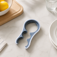 Jar Opener, Arthritis Jar Opener, Easy Grip Jar Opener for Weak Hands, Multi-functional 16.5cm PP Non-Slip Kitchen Gadget