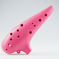 12 Hole Alto Ocarina Clear Sound, Drop Resistant Resin Musical Instrument Gift Adults, Ocarina for Learning, Music Education Tool