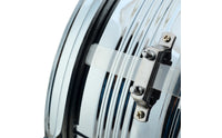 13-Inch Stainless Steel Snare Drum Silver Snare Drum with Chrome Hoops Rust-Proof Portable for Students
