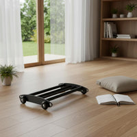Glute Ham Roller Smooth Smooth-Rolling Casters Glute Ham Developer Roller Compact Leg for Home Gym
