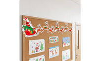 Bulletin Board Border Trim Seasonal Die-Cut Rolled Border Trim Holiday-Themed for Teachers, School Blackboard