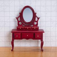 1:12 Dollhouse Vanity Table Model Accessory Miniature Furniture Bedroom Photo Prop