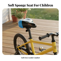 children's Bike Seat Shock Absorbing Kids Cycle Saddle Comfortable Kids Bike Saddle for Children, Girls, Outdoor Riding, Biking, Biking
