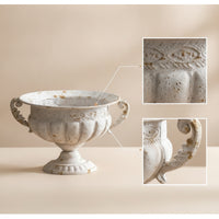 Urn Vase with Pedestal Distressed Vessel Classical for Weddings