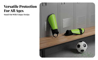 2 Pieces Futbol Shin Guards Foam Padding Foam Padding Sports Shin Pads Sports Leg Guards Hexagonal Shell Insertable Leg