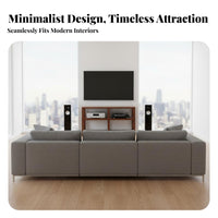 Solid Wood Amplifier Stand Simple and Elegant Multi-Tier Stereo Component Rack Modern Contemporary Residence Theater Equipment Shelf