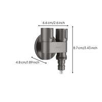 Washing machine faucet splitter