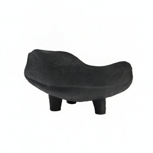 Tray with Legs Organic Decorative Tray Sculptural Footing Bowl for Coffee Table