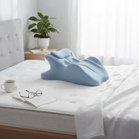 Multi-Functional Intimate Angled Pillow Pressure Relief Leg Elevation Pillow Breathable Textile Removable Washable Cover for Couples, Romantic Moments, Lounging